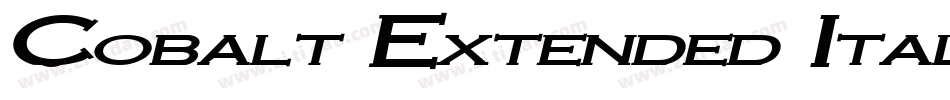Cobalt Extended Italic字体转换